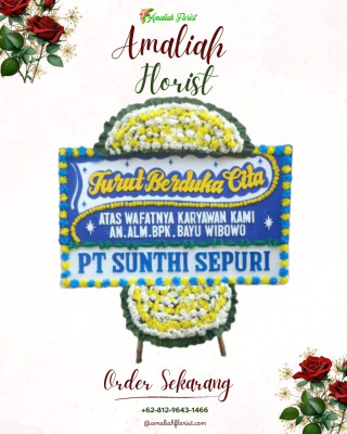 Papan Bunga Duka di Girian Permai