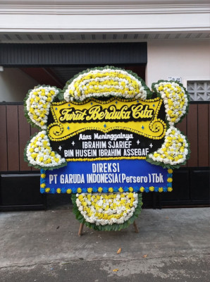 Papan Bunga Duka di Girian Permai