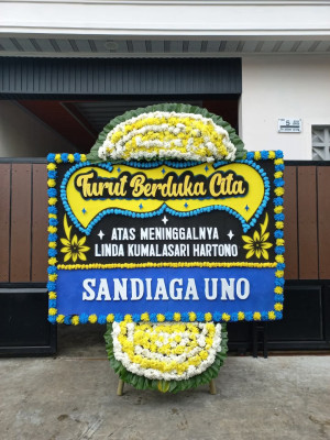 Papan Bunga Duka di Girian Permai