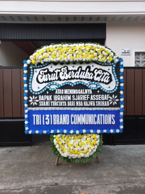 Papan Bunga Duka di Girian Permai